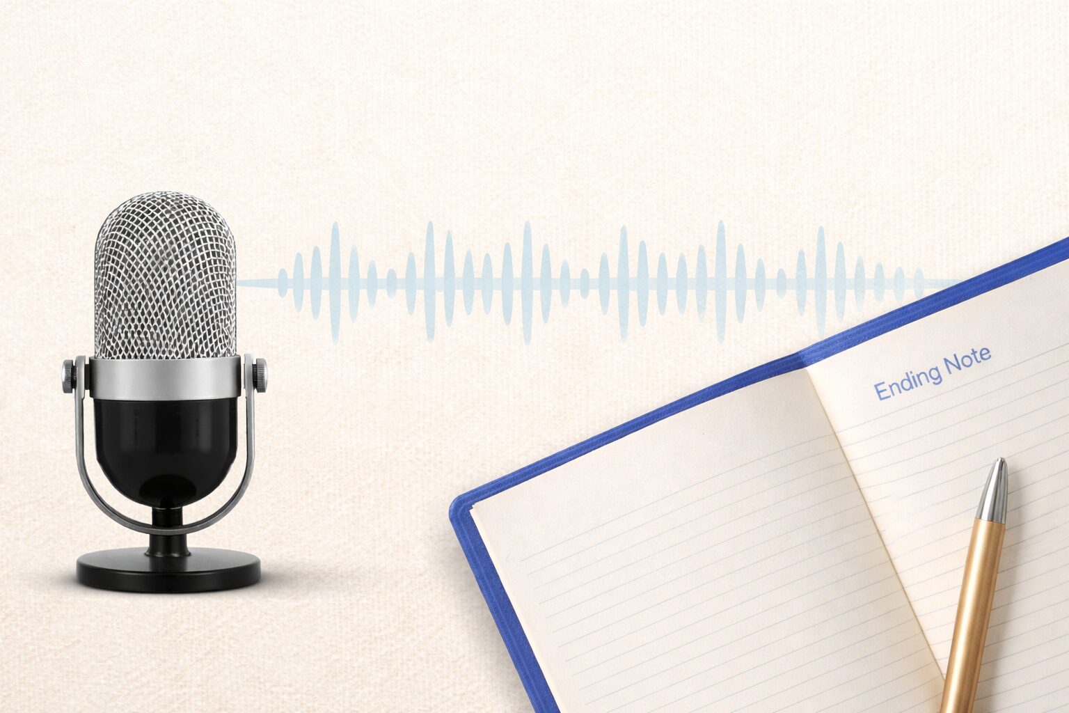 音声の終わりを表現