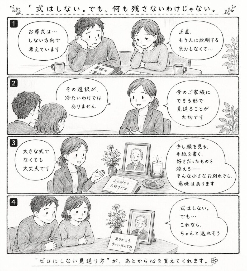 心温まる小さなお別れの方法