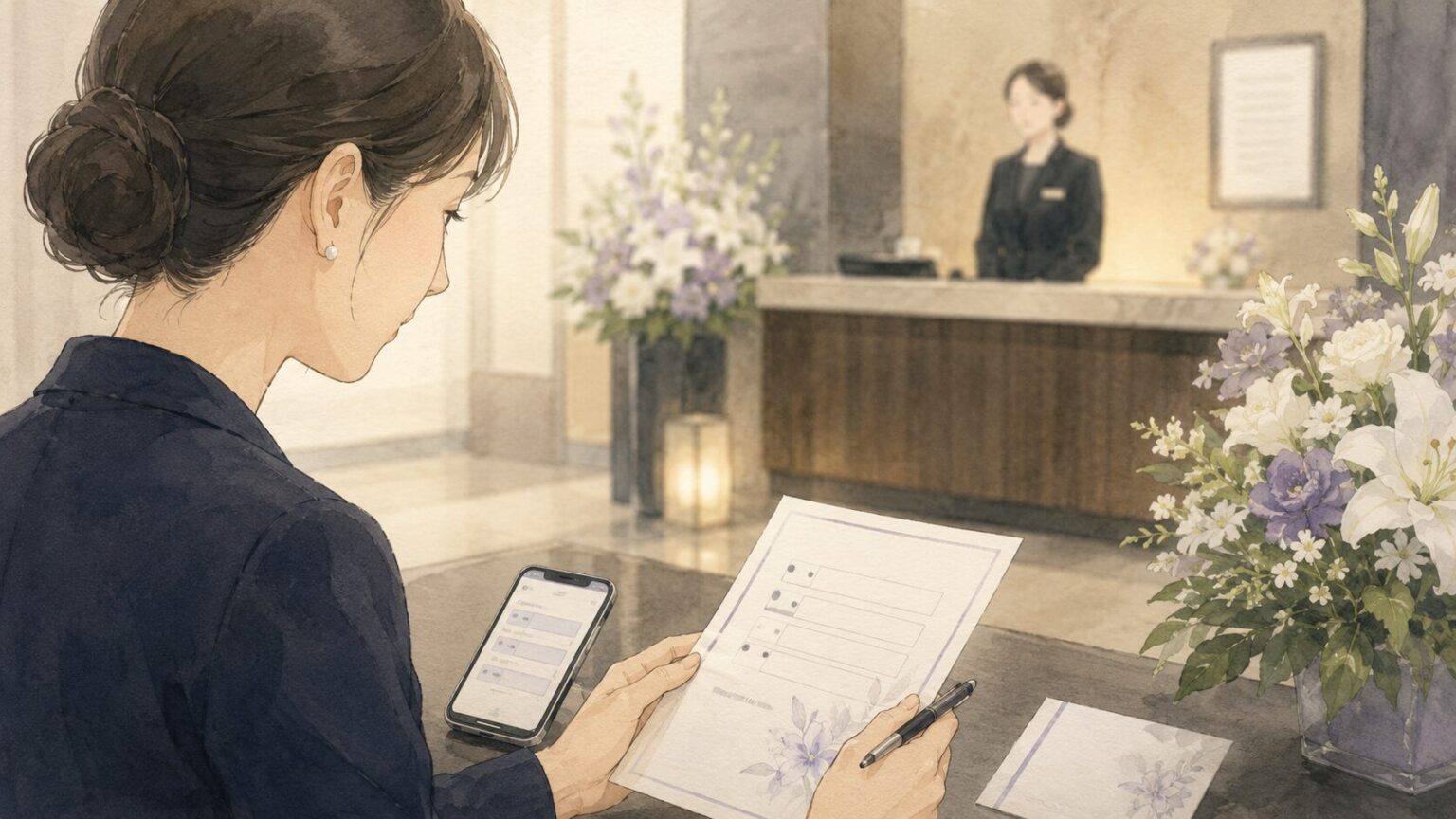 弔電の宛名・連名・気付の書き方|会館宛・喪主不明の例文つき | ホッとする終活ブログ