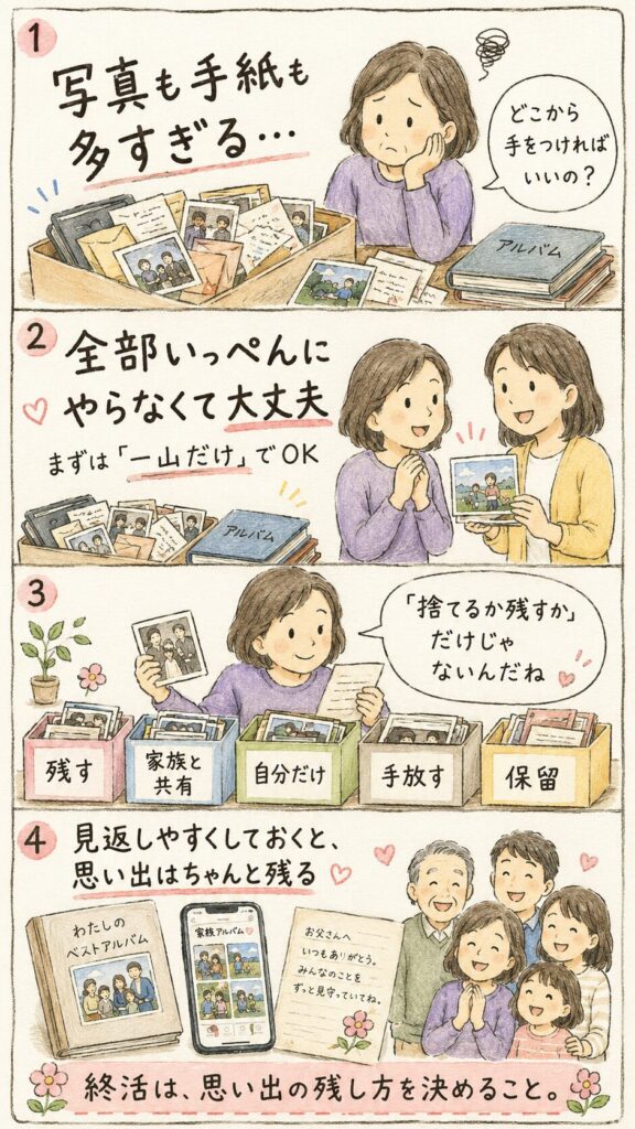 写真と手紙の整理ガイド