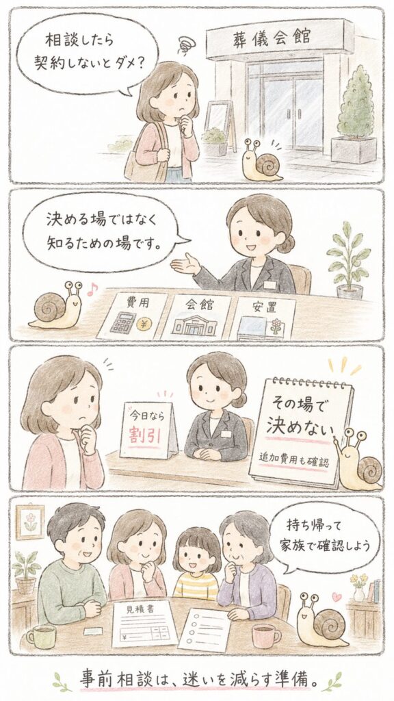 葬儀の前に相談するポイント