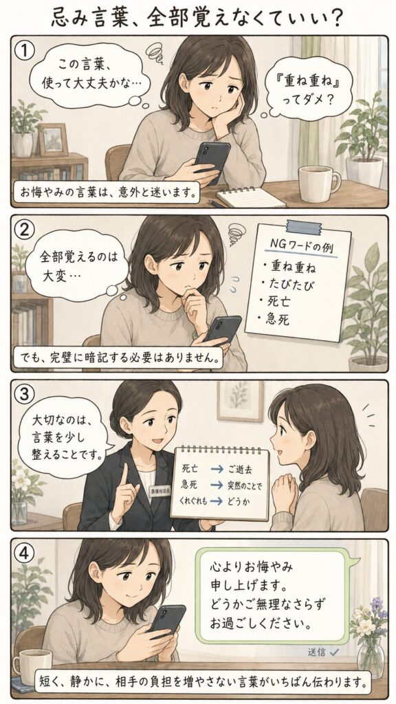 お悔やみの言葉ガイド